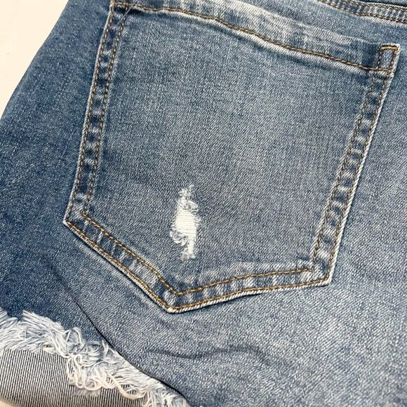 RE Generation By Celebrity Pink Meadow Jean Shorts Size 30 - Picture 13 of 14